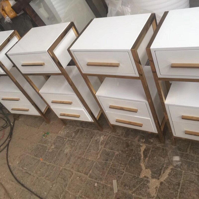 Tool Cart Manufacturer - 3 Drawer Mobile Stainless Steel for Salon