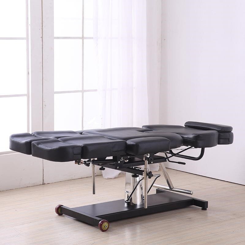 Tattoo Massage Table Manufacturer - Hydraulic Adjustable Synthetic Leather