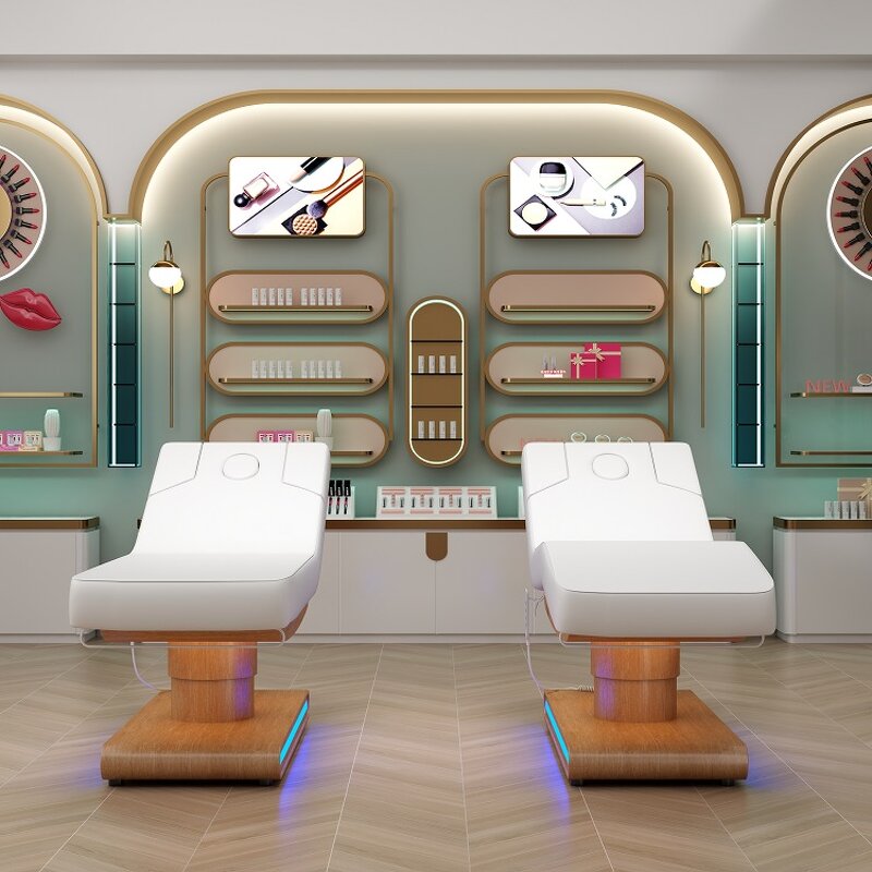 Massage Table Manufacturer - Custom 4 Motors Electric Wooden for Spa