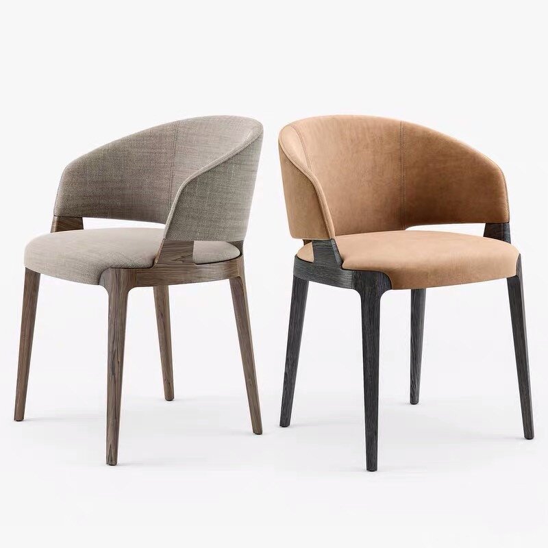 Dining Chair Manufacturer - Nordic Modern Solid Wood Leather
