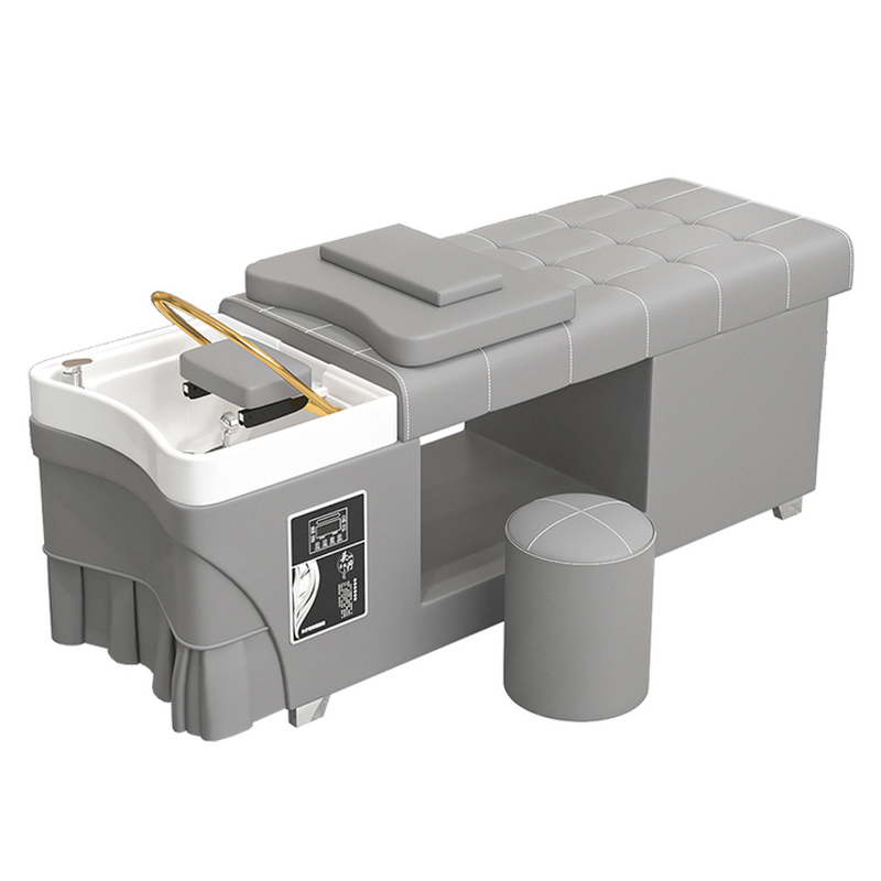 Shampoo Sink Manufacturer - Portable Blue Bowl & Chair for Hair Spa