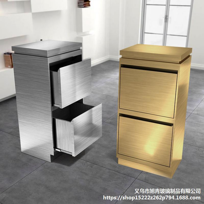 Salon Trolley Manufacturer - Luxury Modern Gold Drawer with Storage