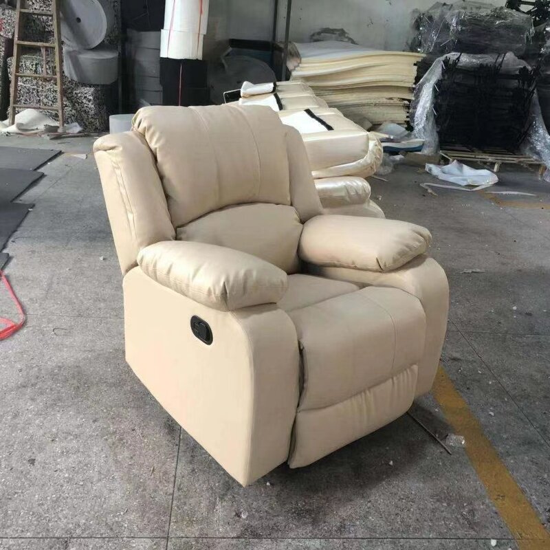 Manicure Sofa Manufacturer - Multi-functional Blue Single Recliner