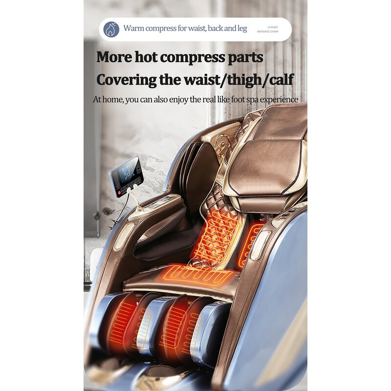 Massage Chair Manufacturer - 4D Zero Gravity with Air Pressure