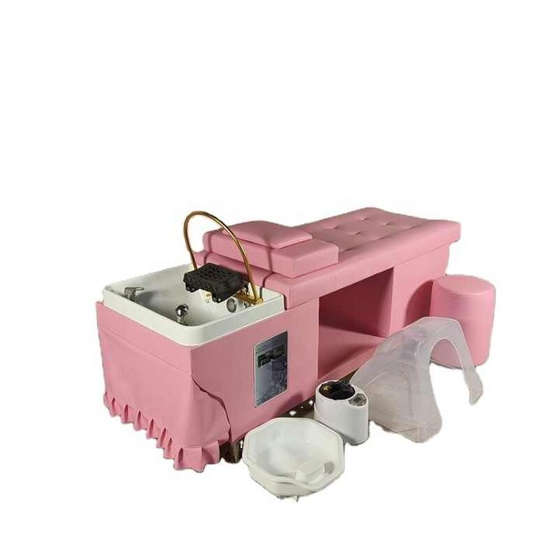 Shampoo Sink Manufacturer - Portable Blue Bowl & Chair for Hair Spa