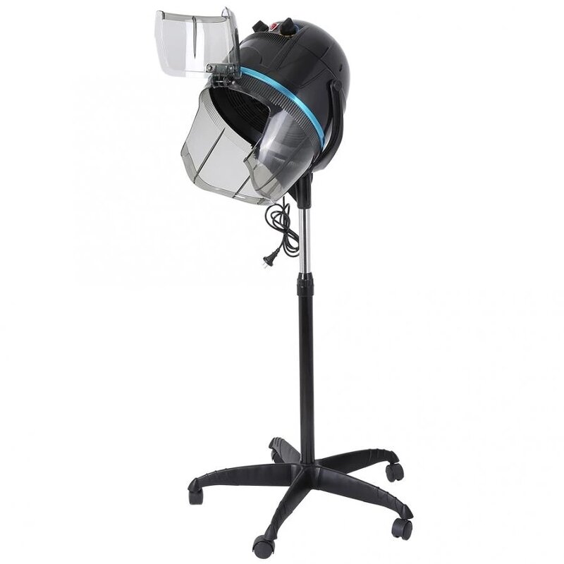 Hair Dryer Manufacturer - Black Stand Movable Hood Multi-function