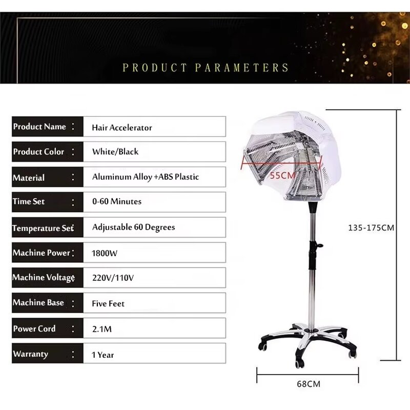 Hair Dryer Manufacturer - Flying Saucer Shape White Multi-function