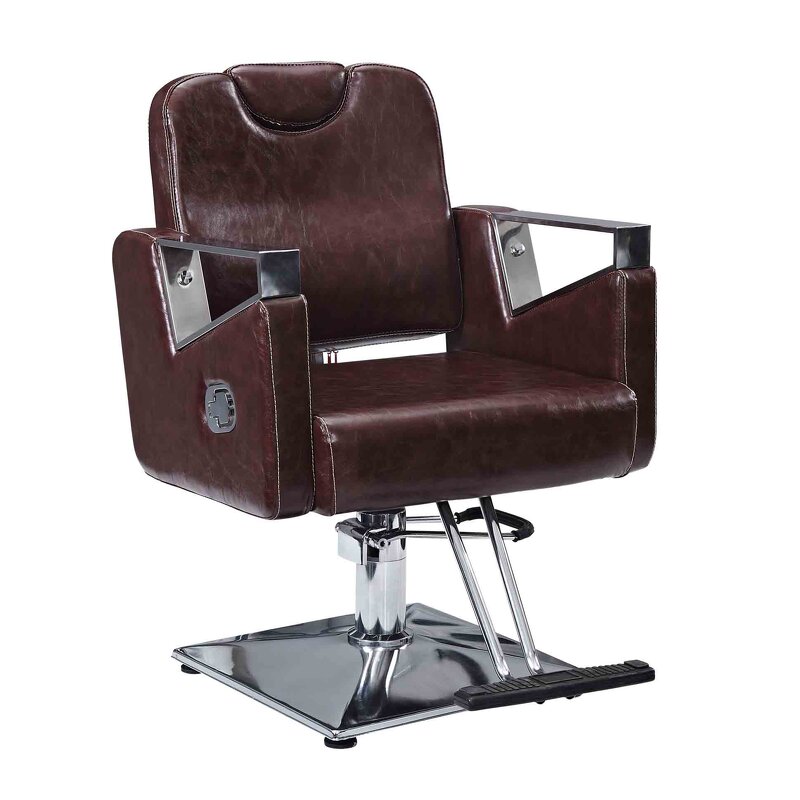 Barber Chair Manufacturer - Heavy Duty Black with Foldable Feature