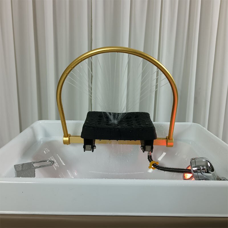 Shampoo Bowl Station Manufacturer - Thai Style with Synthetic Leather