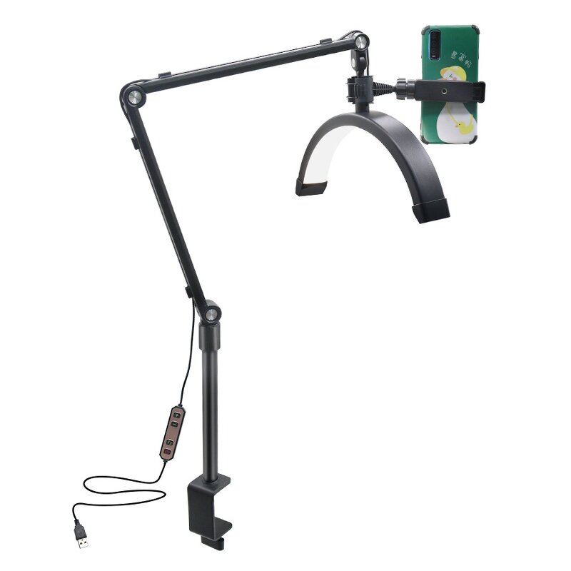 Salon Lamp Manufacturer - 12 Inch Half Moon 360 Degree Rotation