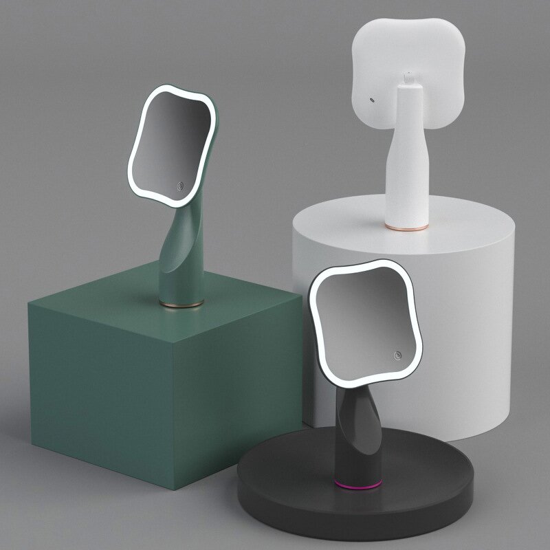 Makeup Mirror Manufacturer - LED Desktop with 360 Degree Rotation