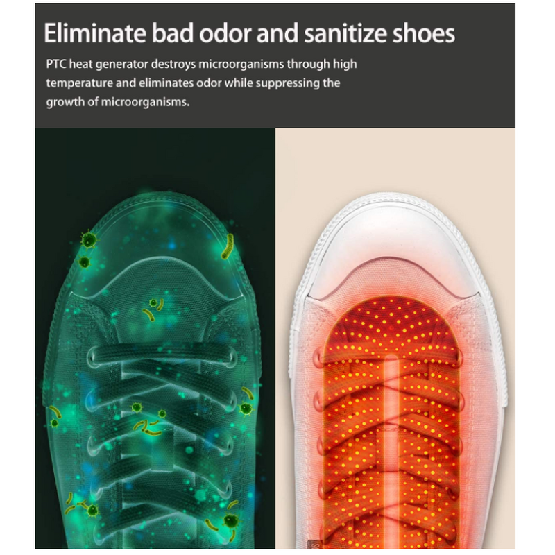 Portable Boot Dryer - USB Charger Folding Foot Warmer Winter Travel Dryer