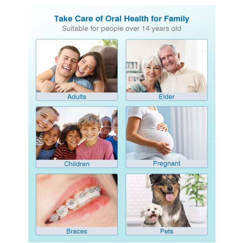 Ultrasonic Tooth Cleaner - Electric Tartar Stains Removal Oral Cleaning Machine