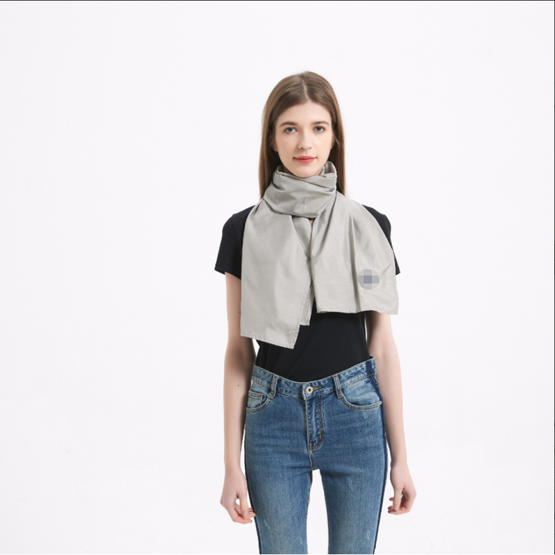 Anti Radiation Scarf - Custom Fashion 5G EMF Shielding Silk Pocket for Women
