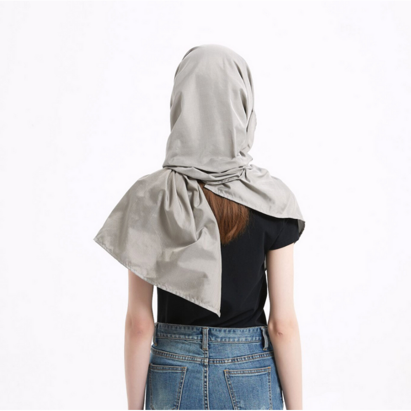 Anti Radiation Scarf - Custom Fashion 5G EMF Shielding Silk Pocket for Women