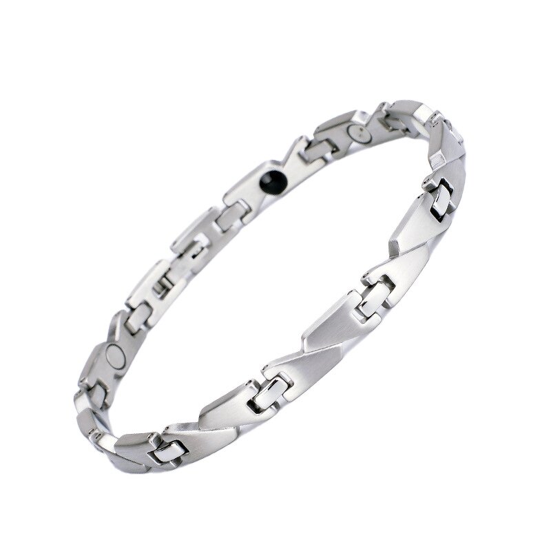 Titanium Steel Bracelet - Creative Light Luxury Negative Ion Health Massage