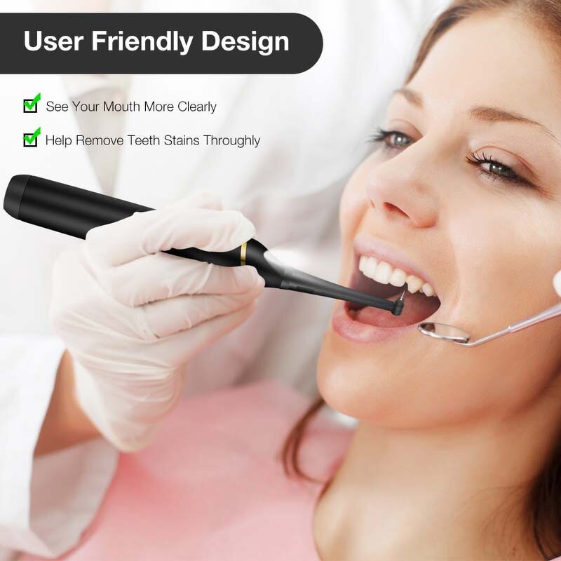 Teeth Cleaning Kit - Electric Plaque Blaster with Storage Box Calculus Remover