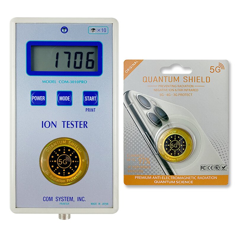 Quantum Radiation Shield - Circular Harmonising EME Sticker for Cell Phones