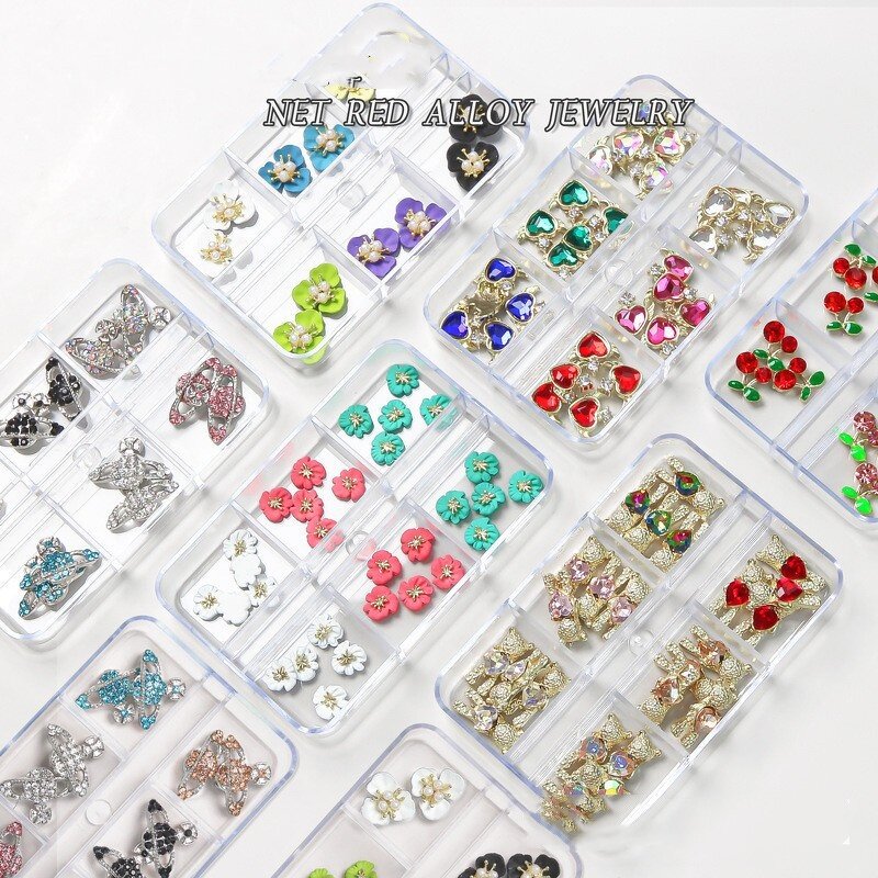 Nail Art Decorations Manufacturer - Luxury Metal Charm Professional 7-15 Days