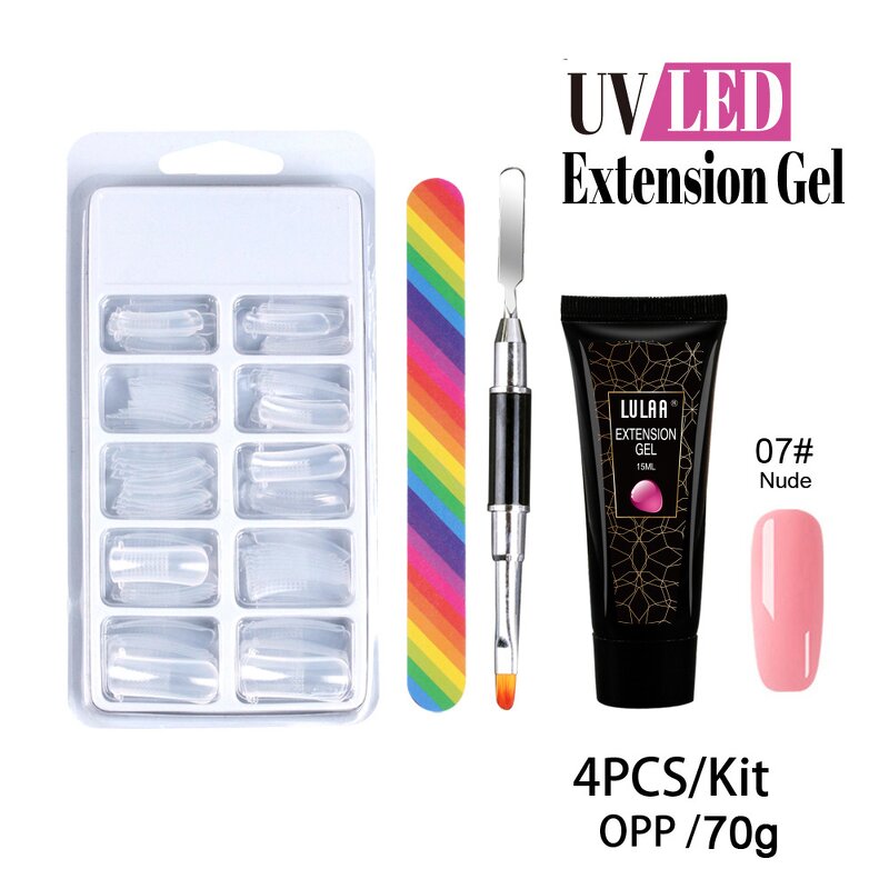 Poly Gel Set Manufacturer - Acrylic Extension Solid Builder UV Gel 15ml