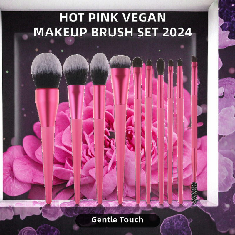 Nail Brush Manufacturer - Luxury Metal Handle Oval Nylon Double-end Poly Gel