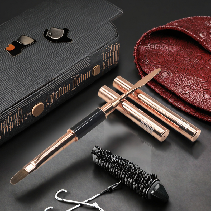 Nail Brush Manufacturer - High Quality Black Metal Handle Kolinsky Acrylic UV Gel