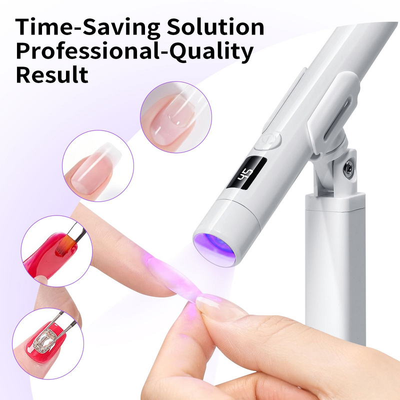 Nail Lamp Stand Set Manufacturer - Portable One-Word LED 360 Rotating