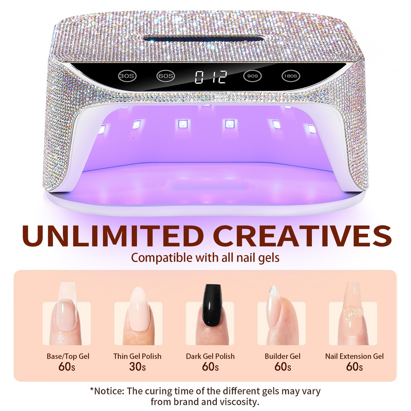 Nail Lamp Manufacturer - High-Power 3D Quick-Dry Diamond-Studded