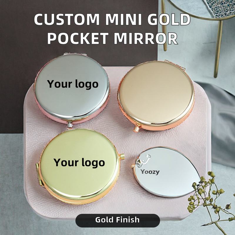 Pocket Makeup Mirror Manufacturer - Custom Logo Cute Portable Foldable Travel