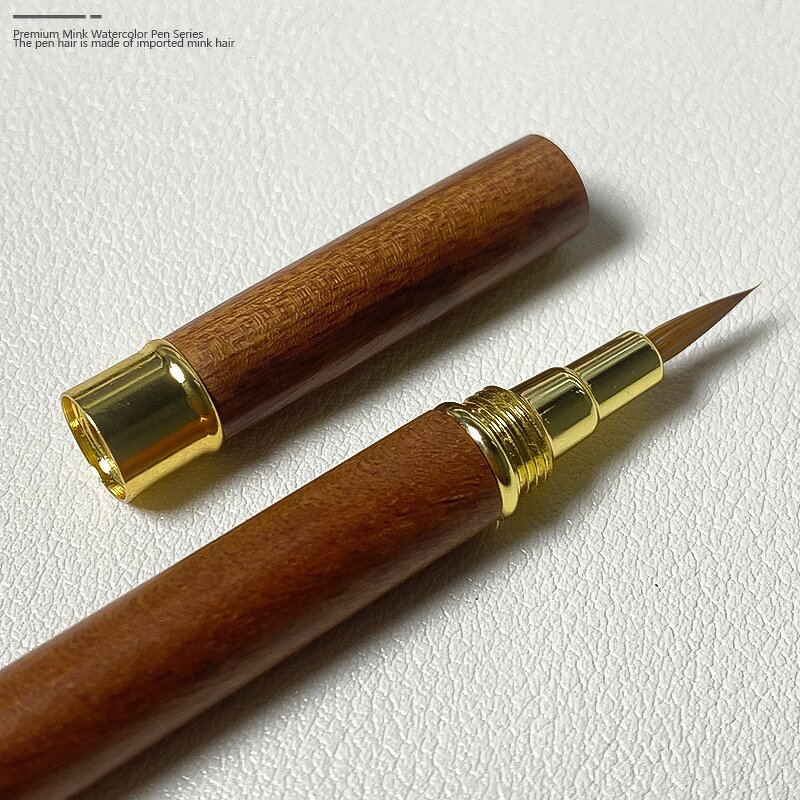 Nail Art Pen Manufacturer - Watercolor with Improved Wooden Handle