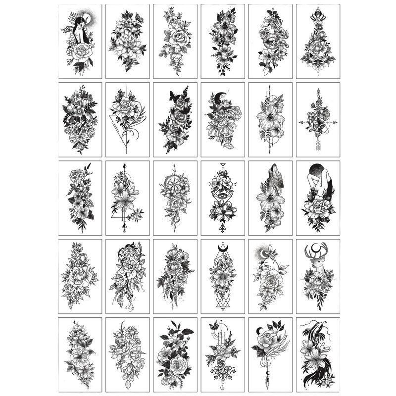Tattoo Sticker Manufacturer - Popular Women Body Chinese Custom