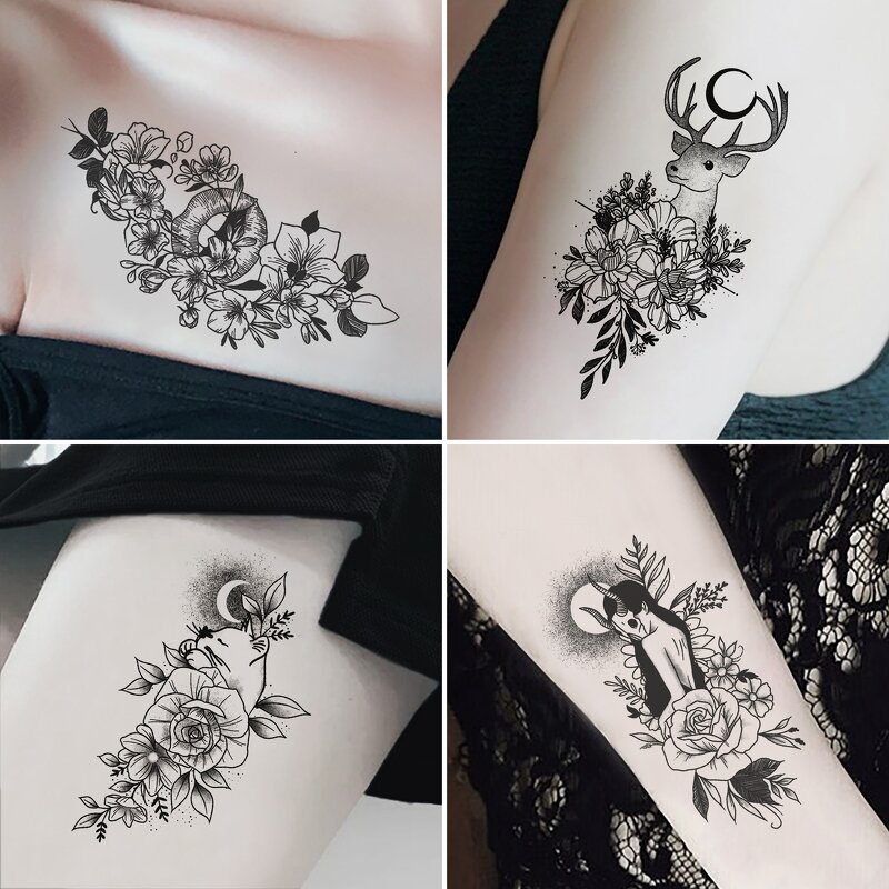 Tattoo Sticker Manufacturer - Popular Women Body Chinese Custom