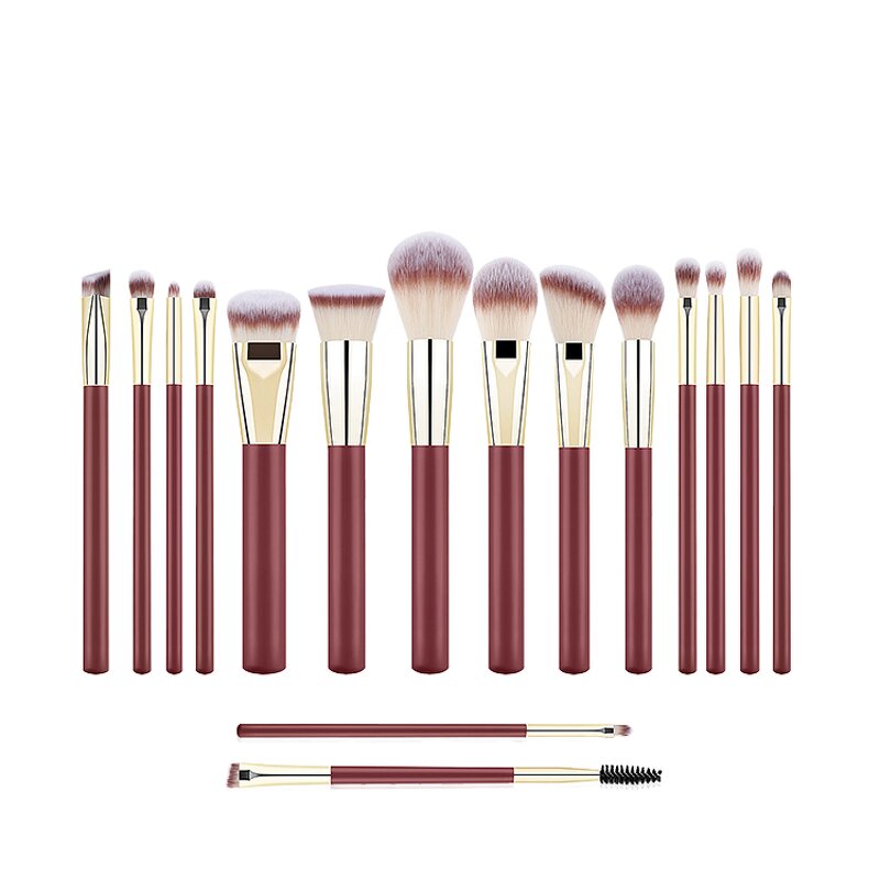 Makeup Brush Set Manufacturer - Premium Burgundy Personalized