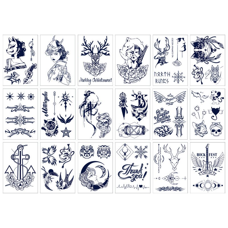 Tattoo Sticker Manufacturer - Language Waterproof Explosive Model