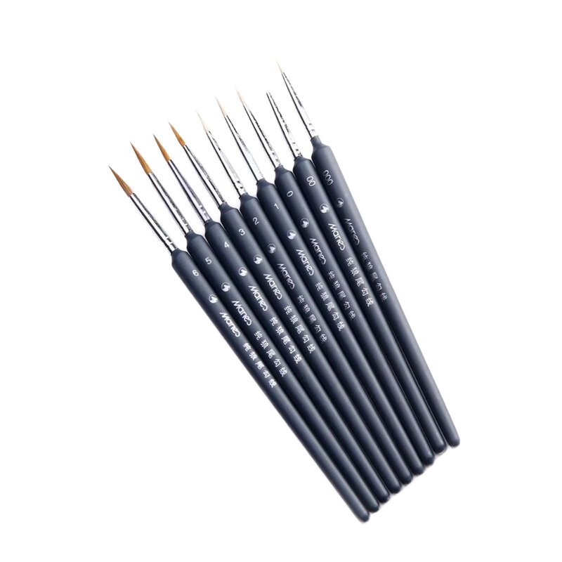 Artist Paint Brush Set Manufacturer - 12pcs Versatile Tip Ultra-Durable Nylon