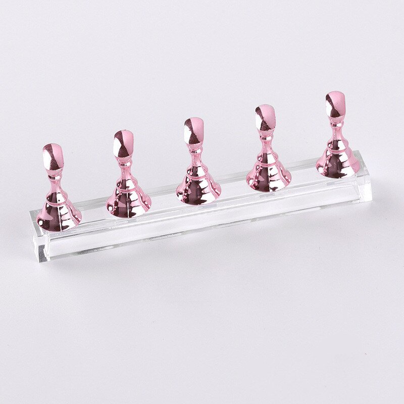 Nail Art Practice Stand Manufacturer - Japanese Style Checkerboard Boxed Acrylic