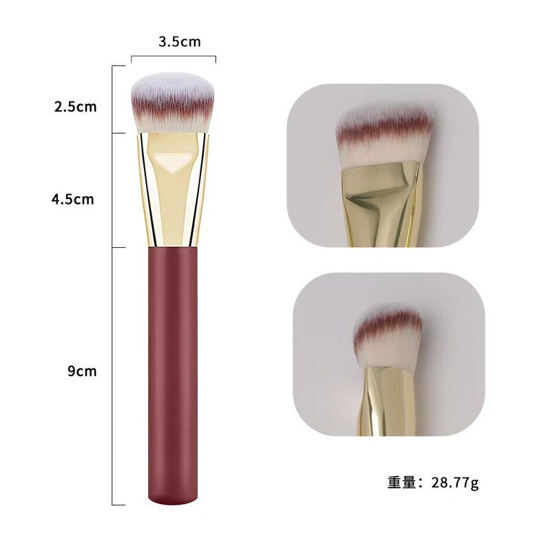 Makeup Brush Set Manufacturer - Premium Burgundy Personalized