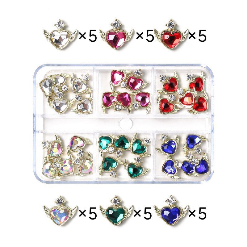 Nail Art Decorations Manufacturer - Luxury Metal Charm Professional 7-15 Days