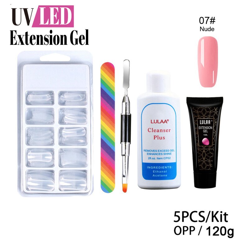 Poly Gel Set Manufacturer - Acrylic Extension Solid Builder UV Gel 15ml