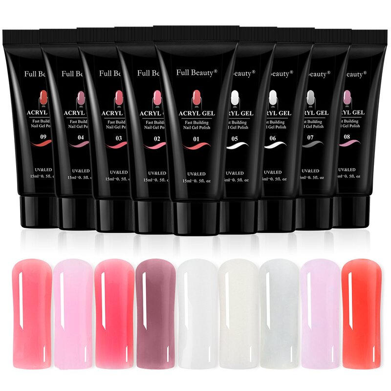 Poly Gel Kit Manufacturer - Private Label with Uv Led Lamp