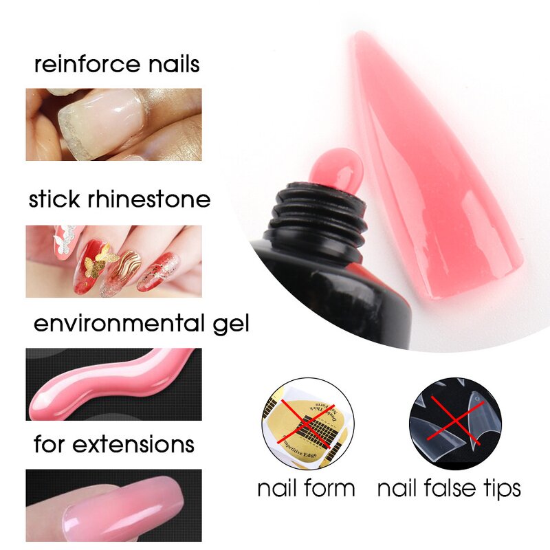 UV Gel Extension Nail Kit Manufacturer - 12-Piece Poly Acrylic OEM