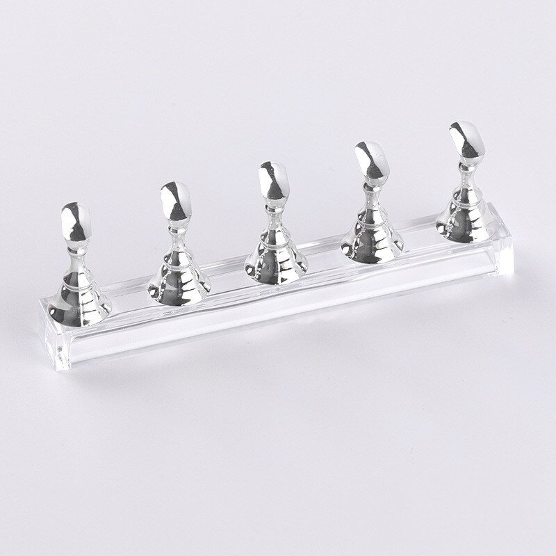 Nail Art Practice Stand Manufacturer - Japanese Style Checkerboard Boxed Acrylic