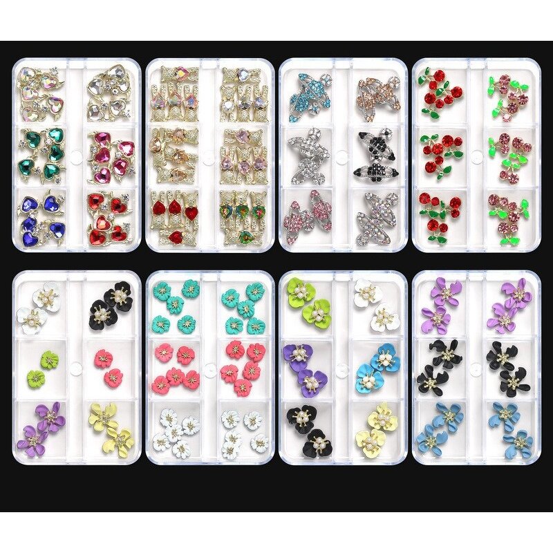 Nail Art Decorations Manufacturer - Luxury Metal Charm Professional 7-15 Days