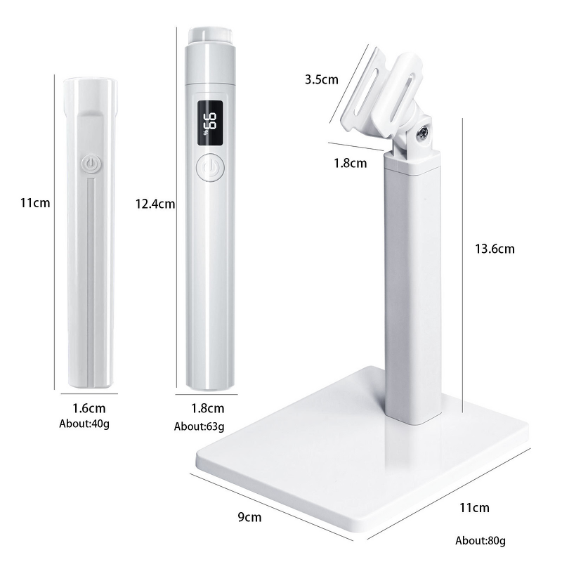Nail Lamp Stand Set Manufacturer - Portable One-Word LED 360 Rotating