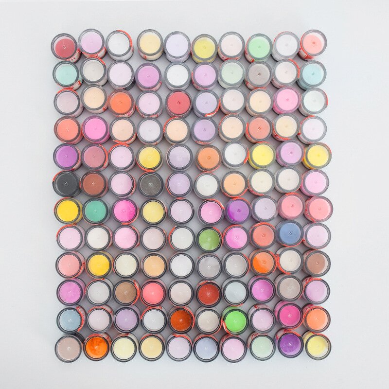 Nail Powder Manufacturer - Four-color Magic Mirror Effect Titanium Gold