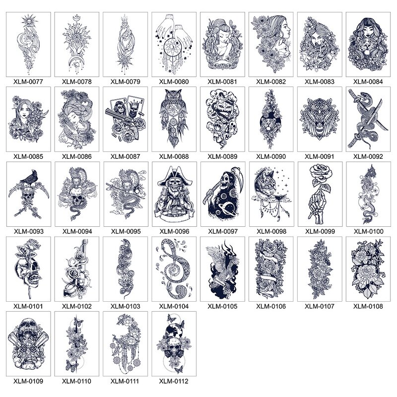 Tattoo Sticker Manufacturer - Language Waterproof Explosive Model