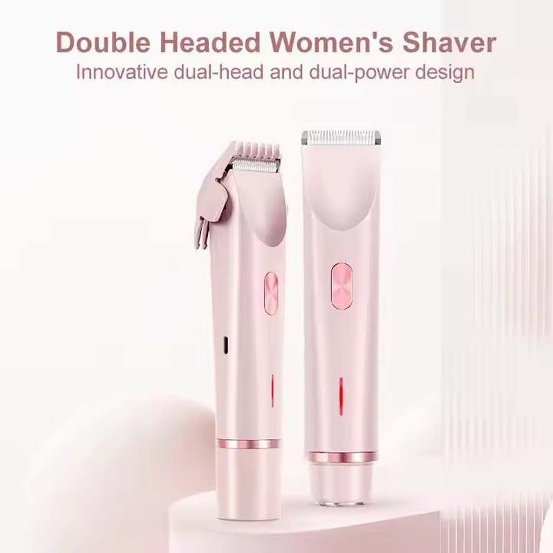 Cordless Electric Razor - Ladies Rechargeable Mini Painless Hair Shaver for Home