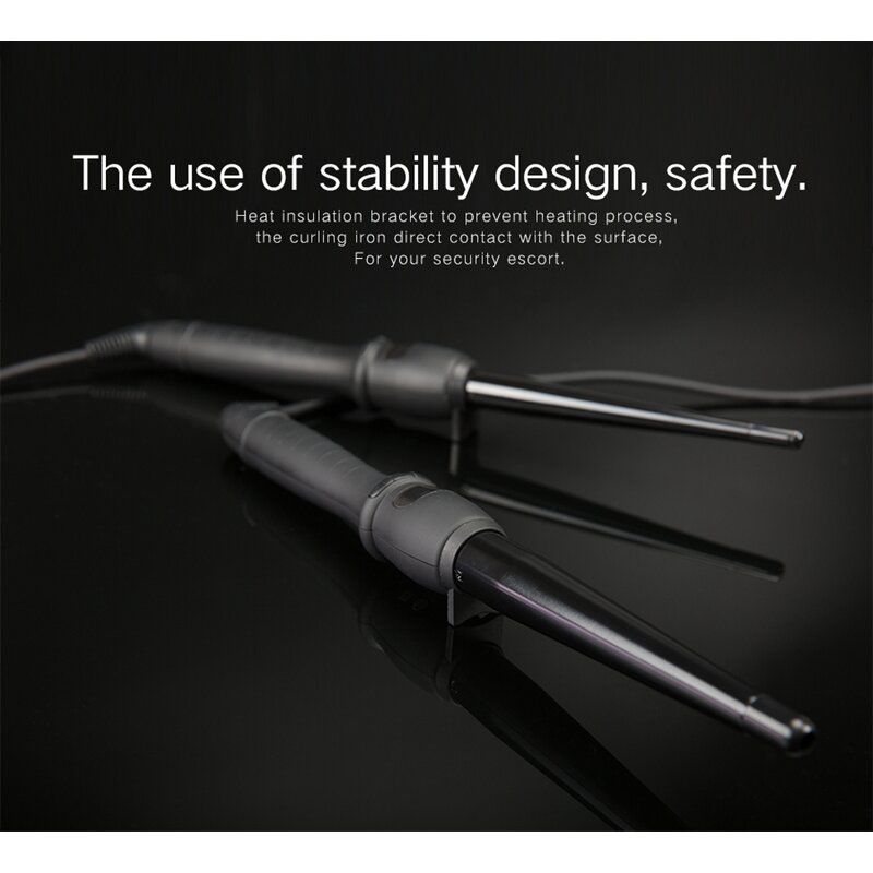 Salon Hair Curler - Rotating LCD Ceramic Ionic PTC Heater Waver Household