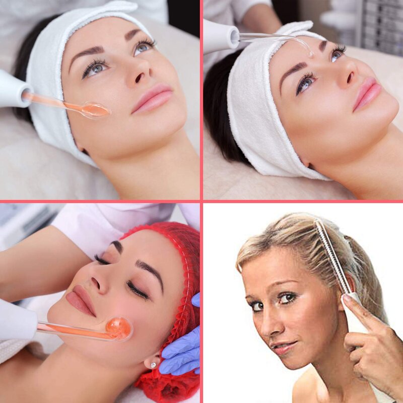 High Frequency Facial Machine - Skin Rejuvenator Electrotherapy Beauty Wand