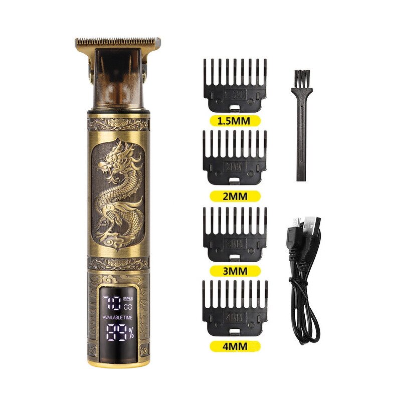 Hair Clipper Trimmer - Baldheaded Zero Gapped Detail Beard Shaver for Men